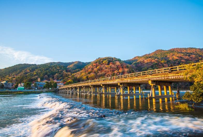 【京都世界遺產一日遊】金閣寺＆嵐山＆三十三間堂＆清水寺＆含美味豬肉涮涮鍋｜大阪難波・京都出發