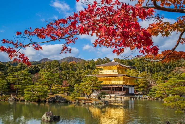 【京都世界遺產一日遊】金閣寺＆嵐山＆三十三間堂＆清水寺＆含美味豬肉涮涮鍋｜大阪難波・京都出發