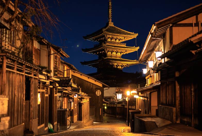 【京都夜遊一日遊】嵐山＆伏見稻荷大社＆祇園｜含頂級和牛神戶牛涮涮鍋｜大阪出發