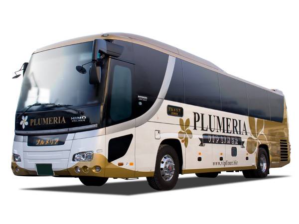 夜行高速長途巴士VIP  Plumeria｜女性專用｜成人・單程票｜大宮・新宿 →京都・西梅田・難波・堺東