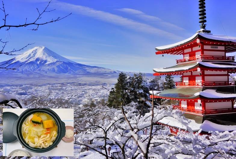 【日本 一人成團系列】富士山河口湖絕景一日遊：新倉山淺間公園＆大石公園＆西湖療癒之鄉 （含山梨名物餺飥）