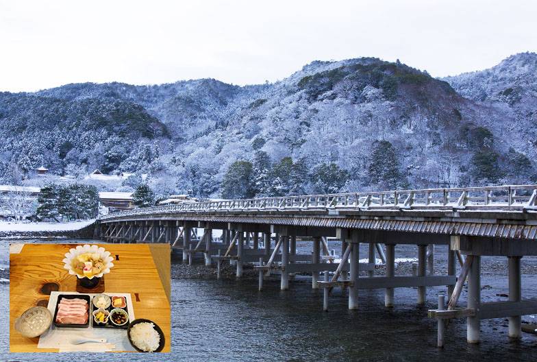 【嵐山奈良一日遊】暢遊嵐山、奈良公園、伏見稻荷＆含美味豬肉涮涮鍋｜大阪難波・京都出發