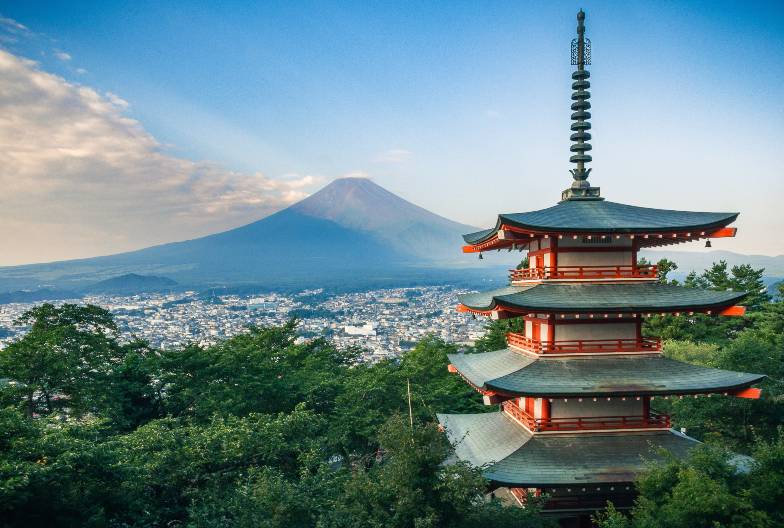 【日本 一人成團系列】富士山河口湖絕景一日遊：新倉山淺間公園＆大石公園＆西湖療癒之鄉 （含日本國產紅酒牛排）